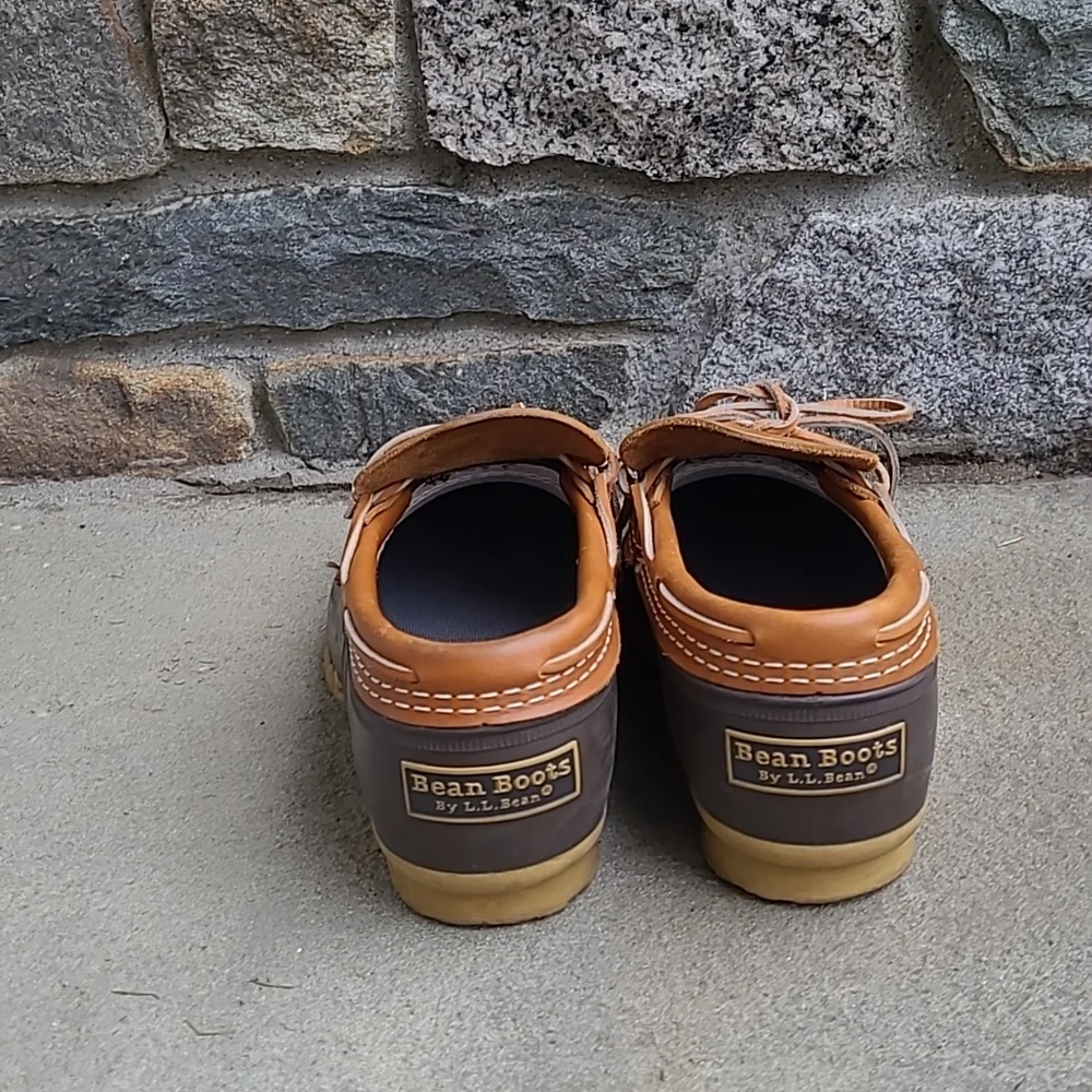 L.L.Bean wide width moccasin low duck boots